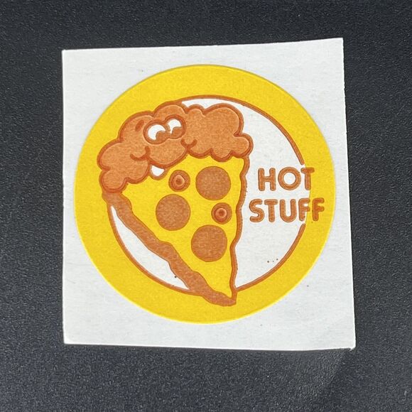 VTG TREND MATTE Scratch and Sniff Stinky Stickers PIZZA, Hot Stuff Lot of 11 - Picture 2 of 6